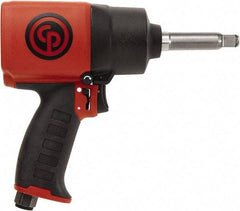 Chicago Pneumatic - 1/2" Drive, 9,000 RPM, 750 Ft/Lb Torque Impact Wrench - Pistol Grip Handle, 1,260 IPM, 19 CFM, 90 psi, 1/4" NPT Inlet - Americas Industrial Supply