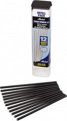 Markal - Black All Purpose Wax Crayon - Flat Tip - Americas Industrial Supply