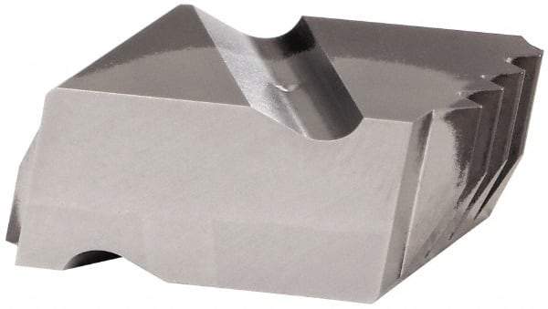 Kennametal - NDC8115 Grade KCU10, Internal/External NPT Threading Insert - 11-1/2 TPI Int Pitch, Right Hand Insert, AlTiN Finish, Carbide - Americas Industrial Supply