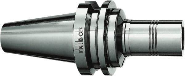 Schunk - CAT50 Taper Shank 12mm Hole End Mill Holder/Adapter - 19mm Nose Diam, 95mm Projection, Through Coolant - Exact Industrial Supply