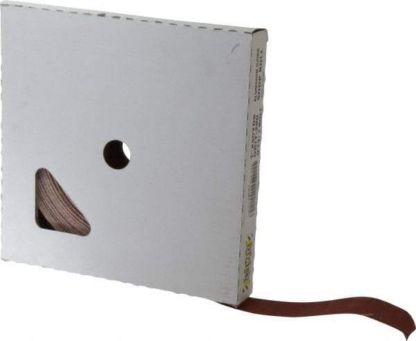 Tru-Maxx - 1" x 50 Yd 280 Grit Aluminum Oxide Cloth Roll - Very Fine Grade, J Weighted Backing - Americas Industrial Supply