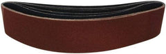 Tru-Maxx - 6" Wide x 79" OAL, 80 Grit, Aluminum Oxide Abrasive Belt - Aluminum Oxide, Medium, Coated, X Weighted Cloth Backing, Dry - Americas Industrial Supply