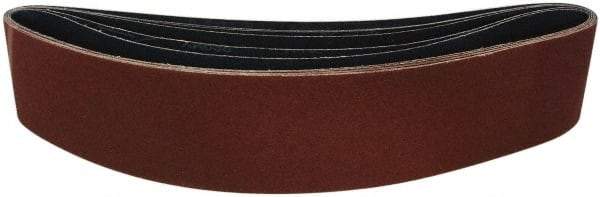 Tru-Maxx - 9" Wide x 48" OAL, 120 Grit, Aluminum Oxide Abrasive Belt - Aluminum Oxide, Fine, Coated, X Weighted Cloth Backing, Dry - Americas Industrial Supply