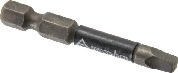 Wera - #3" Square Size Square Recess Bit - 1/4" Hex Drive, 2" OAL - Americas Industrial Supply