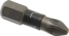 Wera - PZ.2 Posidriv Screwdriver Bit - 1/4" Hex Drive, 1" OAL - Americas Industrial Supply