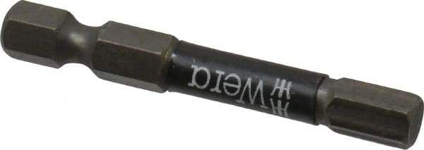 Wera - 6mm Hex Screwdriver Bit - 1/4" Drive, 2" OAL - Americas Industrial Supply