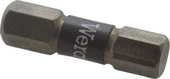 Wera - 6mm Hex Screwdriver Bit - 1/4" Drive, 1" OAL - Americas Industrial Supply