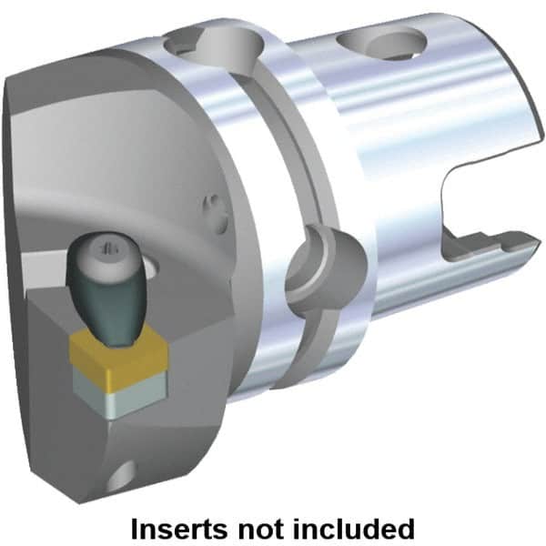 Kennametal - Left Hand Cut, Size KM50, CN.. Insert Compatiblity, Internal or External Modular Turning & Profiling Cutting Unit Head - 35mm Ctr to Cutting Edge, 50mm Head Length, Through Coolant, Series Kenclamp - Americas Industrial Supply