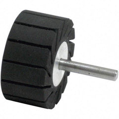 Dynabrade - 1" Wide x 2" Diam, Expander Wheel Spiral Band Drum - 1/4" Shank Diam, 7,500 RPM - Americas Industrial Supply