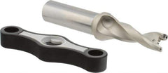 Iscar - 0.512 to 35/64" Diam, 3xD, 1.53" Max Depth, 5/8" Shank Diam, 4.12" OAL, Replaceable Tip Drill - IDK, IDM, IDN, IDP Insert, 13 Seat Size, DSM Toolholder, Series ChamDrillJet - Americas Industrial Supply