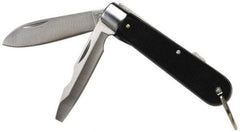 Ideal - 2-3/4" Blade, 5" OAL, Straight Pocket Knife - 5" OAL - Americas Industrial Supply