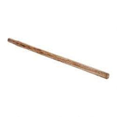Made in USA - 36" Long Replacement Handle for Sledge Hammers - 1-3/8" Eye Length x 1" Eye Width, Hickory, Material Grade Type B - Americas Industrial Supply