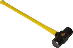 NUPLA - 20 Lb Head, Sledge Hammer - Steel Head, 3" Face Diam, Fiberglass Handle - Americas Industrial Supply