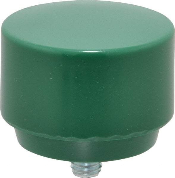 NUPLA - 2" Face Diam, Grade Tough, Green Hammer Tip/Face - Plastic - Americas Industrial Supply