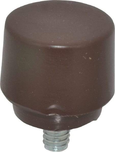 NUPLA - 1" Face Diam, Grade Soft, Brown Soft Face Hammer Tip - Plastic - Americas Industrial Supply