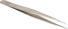 Aven - 5" OALmm-SA Precision Tweezers - General Purpose, Strong Tip - Americas Industrial Supply