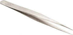 Aven - 4-1/4" OAL 3C-SA Precision Tweezers - Straight, Subminiature Assembly - Americas Industrial Supply