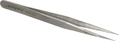 Aven - 4-3/4" OAL 3-SA Precision Tweezers - Straight, Subminiature Assembly - Americas Industrial Supply