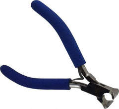 Aven - 4-1/2" OAL, 20 AWG Capacity, Box Joint Cutter - 25/64" Jaw Length x 29/64" Jaw Width, End Cut Head, ESD Cushion Handle - Americas Industrial Supply