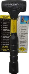 NUPLA - 1 Lb Head 1-5/8" Face Nonmarring Hammer - 11" OAL, Fiberglass Handle - Americas Industrial Supply