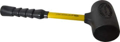 NUPLA - 4 Lb Head 2-3/4" Face Nonmarring Hammer - 13" OAL, Fiberglass Handle - Americas Industrial Supply