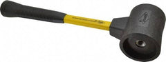 NUPLA - 3-1/4 Lb Head 3" Face Composite Nonmarring Hammer without Faces - Fiberglass Handle - Americas Industrial Supply