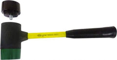 NUPLA - 4-1/2 Lb Head 2-1/2" Face Composite Nonmarring Hammer without Faces - Fiberglass Handle - Americas Industrial Supply