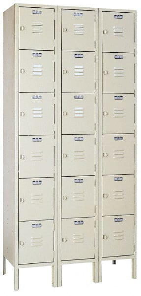 Lyon - 18 Door, 6 Tier, Locker - Americas Industrial Supply
