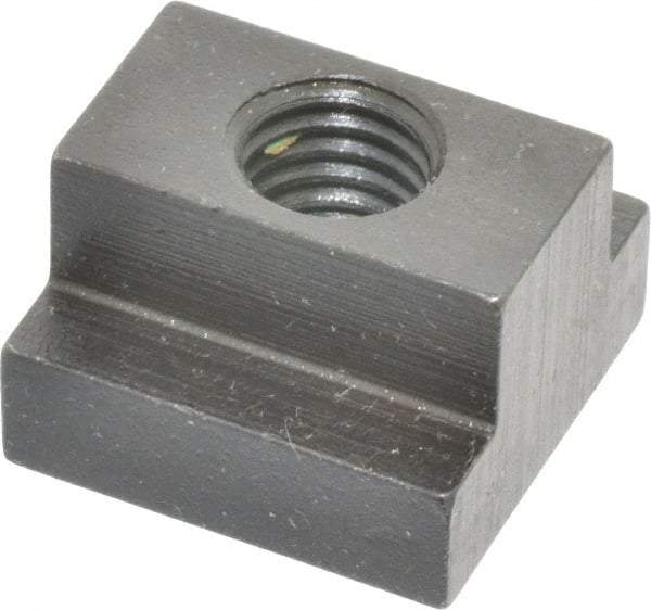 Gibraltar - 1/2-13 Blind Tapped T Slot Nut - 5/8" Slot Width, 1-1/8 x 3/8" Base Width x Height, 1-1/8 x 3/4" OAL x Height - Americas Industrial Supply