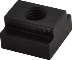 Gibraltar - 1/2-13 Tapped Through T Slot Nut - 3/4" Slot Width, 1-1/4 x 15/32" Base Width x Height, 1-1/4 x 3/4" OAL x Height - Americas Industrial Supply