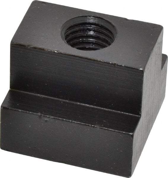 Gibraltar - 3/4-10 Tapped Through T Slot Nut - 1" Slot Width, 1-3/4 x 3/4" Base Width x Height, 1-3/4 x 1-1/2" OAL x Height - Americas Industrial Supply