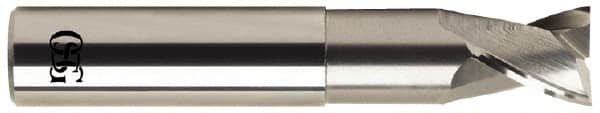 OSG - 1", 2 Flute, Single End, Solid Carbide, 0.12" Corner Radius End Mill - 5" OAL, 30° Helix, Right Hand Flute, 1" LOC, Right Hand Cut, 2-5/8" Extended Reach - Americas Industrial Supply