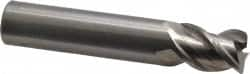 OSG - 3/4", 3 Flute, Single End, Solid Carbide, 0.06" Corner Radius End Mill - 4" OAL, 45° Helix, Right Hand Flute, 1" LOC, Right Hand Cut - Americas Industrial Supply