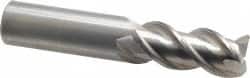 OSG - 3/4", 3 Flute, Single End, Solid Carbide, 0.06" Corner Radius End Mill - 4" OAL, 45° Helix, Right Hand Flute, 1-5/8" LOC, Right Hand Cut - Americas Industrial Supply