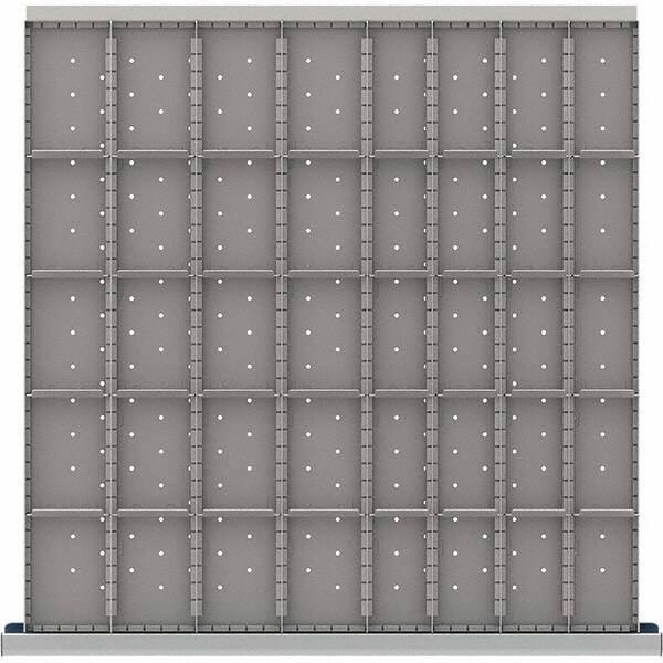 LISTA - 40-Compartment Drawer Divider Layout for 3.15" High Drawers - Americas Industrial Supply