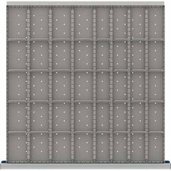 LISTA - 40-Compartment Drawer Divider Layout for 3.15" High Drawers - Americas Industrial Supply