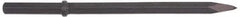 Ingersoll-Rand - 14" OAL, 1-1/8" Shank Diam, Moil Point Chisel - Hex Drive, Hex Shank, Steel - Americas Industrial Supply