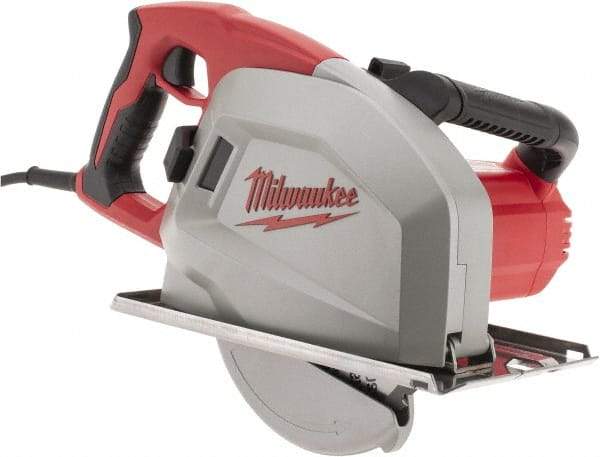 Milwaukee Tool - 13 Amps, 8" Blade Diam, 3,700 RPM, Electric Circular Saw - 120 Volts, 1.75 hp, 15' Cord Length, 5/8" Arbor Hole, Right Blade - Americas Industrial Supply