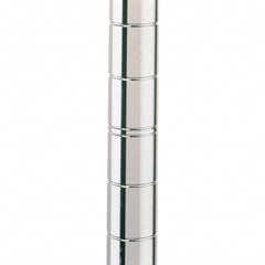 Metro - 1" Wide x 96" High x 1" Long Open Shelving Stationary Shelving Post - Americas Industrial Supply