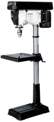 Jet - 20" Swing, Step Pulley Drill Press - 12 Speed, 1-1/2 hp, Single Phase - Americas Industrial Supply