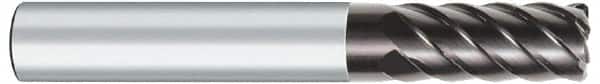 OSG - 6mm, 6 Flute, Single End, Solid Carbide, 0.5mm Corner Radius End Mill - 50mm OAL, 45° Helix, Right Hand Flute, 13mm LOC, Right Hand Cut - Americas Industrial Supply