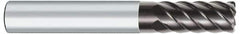 OSG - 6mm, 6 Flute, Single End, Solid Carbide, 0.5mm Corner Radius End Mill - 50mm OAL, 45° Helix, Right Hand Flute, 13mm LOC, Right Hand Cut - Americas Industrial Supply