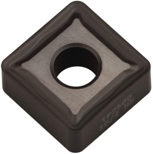 Seco - SNMG544 M5 Grade TP2500 Carbide Turning Insert - TiCN/Al2O3 Finish, 90° Square, 5/8" Inscr Circle, 1/4" Thick, 1/16" Corner Radius - Americas Industrial Supply