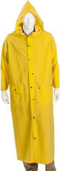 MCR Safety - Size 4XL, Yellow, Rain Jacket - 2 Pockets - Americas Industrial Supply