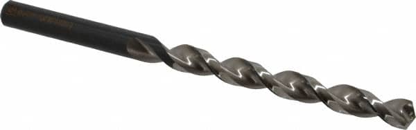 Walter-Titex - 9/16", 130° Point, Parabolic Flute, High Speed Steel Taper Length Drill Bit - Oxide Finish, 5-43/64" Flute Length, 8-21/32" OAL, Series A1522 - Americas Industrial Supply