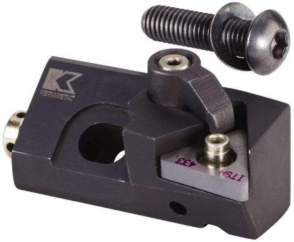 Kennametal - Series Kenloc, Left Hand, MTGN Toolholder Compatibility, TN.. Insert Compatibility, Indexable Turning Cartridge - Pin & Clamp Holding Method, 70mm OAL x 18mm OAW x 24.75mm OAH - Americas Industrial Supply