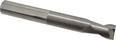 SGS - 3/4", 1" LOC, 3/4" Shank Diam, 6" OAL, 2 Flute, Solid Carbide Square End Mill - Single End, Uncoated, Spiral Flute, 35° Helix, Centercutting, Right Hand Cut, Right Hand Flute, Series 47E - Americas Industrial Supply