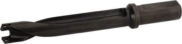 Allied Machine and Engineering - 24 to 25.78mm Diam, 5xD, 5-1/8" Max Depth, 1" Shank Diam, 8-13/16" OAL, Replaceable Tip Drill - Series 24 - Americas Industrial Supply
