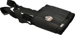 Ergodyne - Size 2XL, Elastic Belt with Adjustable Shoulder Straps - 42 to 46" Waist, 7-1/2" Wide, Detachable Strap, Black - Americas Industrial Supply