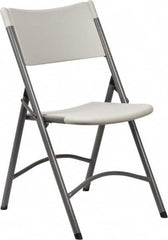 NPS - 18" Wide x 16-5/8" Deep x 32" High, Molded Resin Folding Chair - Gray - Americas Industrial Supply